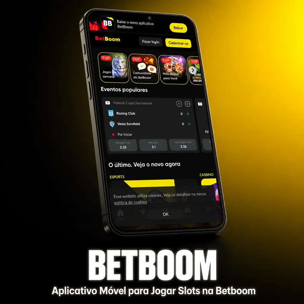 Aplicativo móvel Betboom para jogar slots no celular