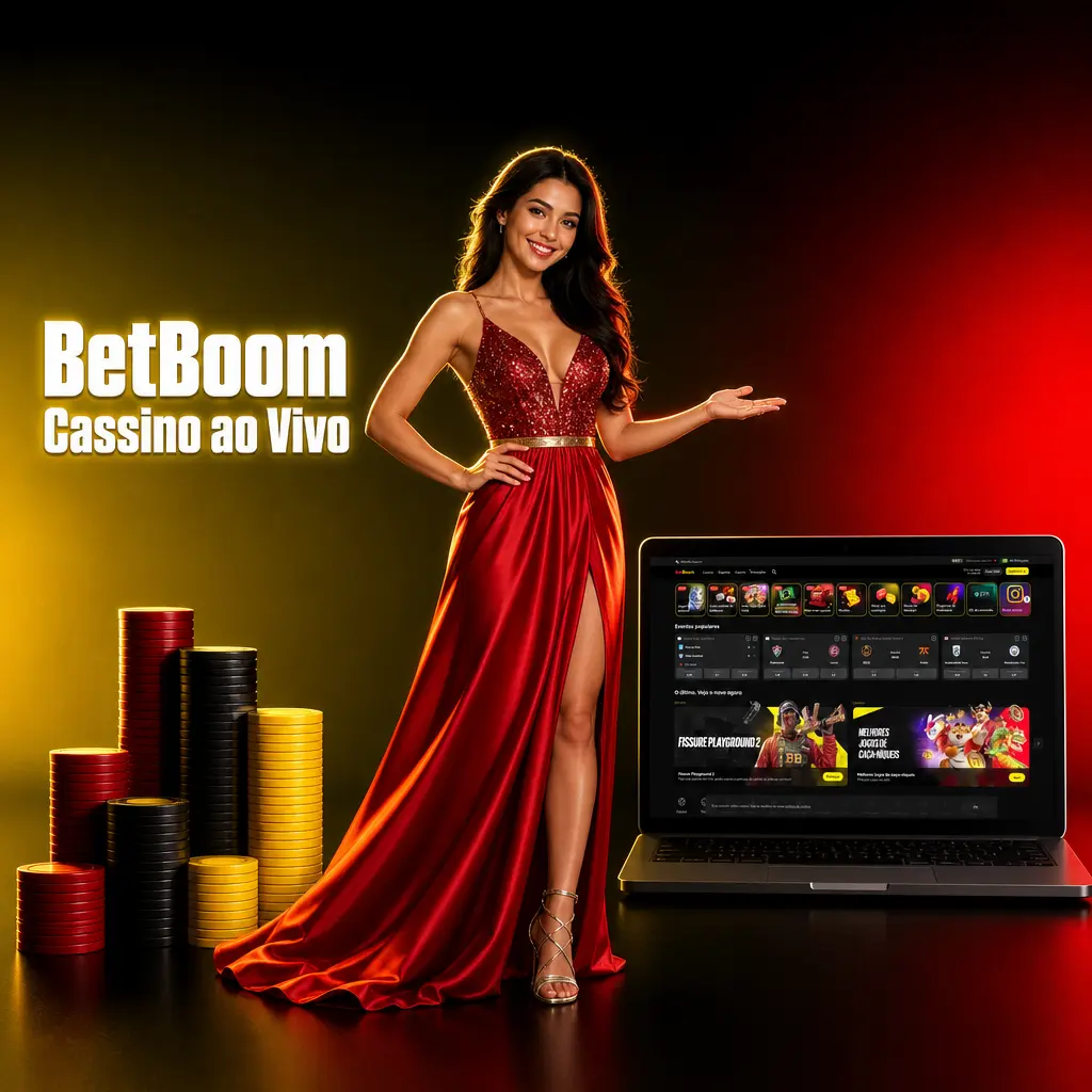 Betboom Cassino ao Vivo — dealer profissional em estúdio com transmissão em alta definição