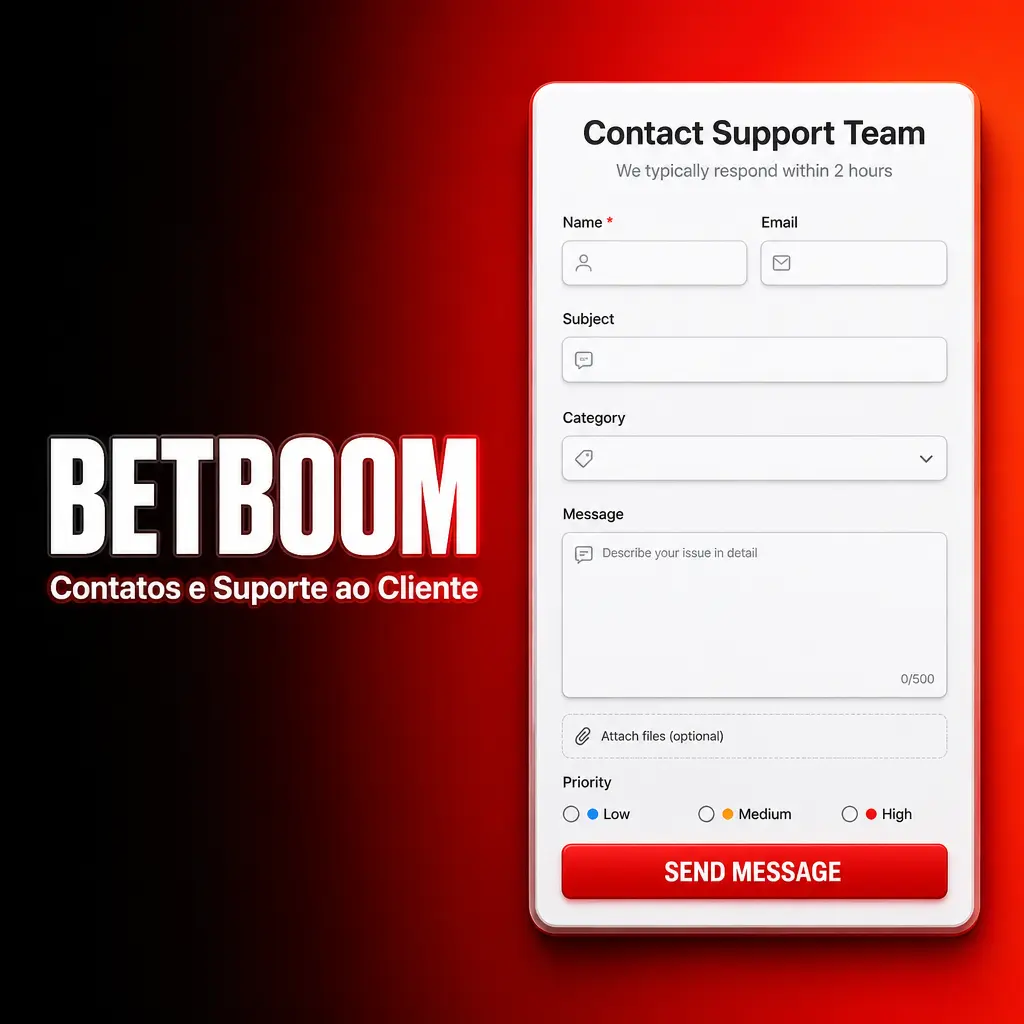 Contatos e Suporte ao Cliente da Betboom