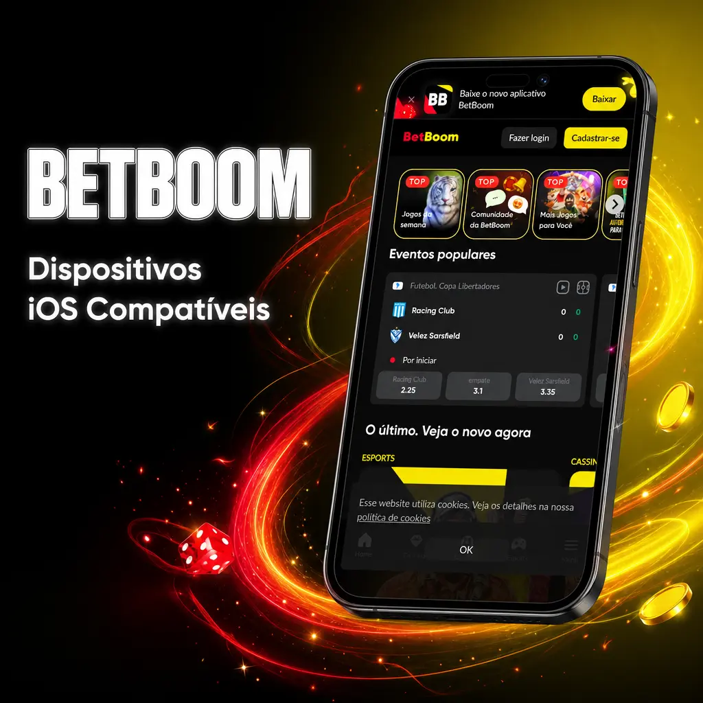 Dispositivos iOS compatíveis com o aplicativo Betboom