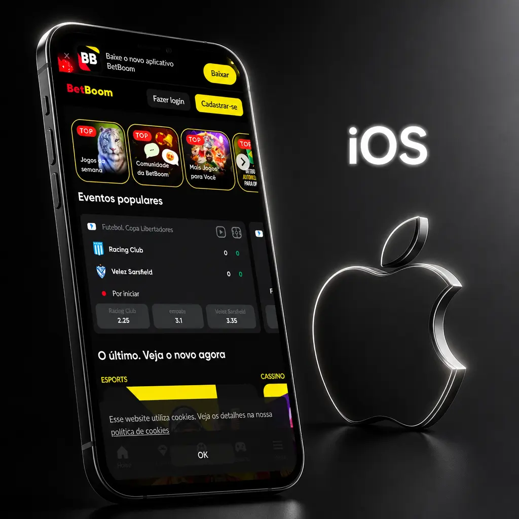 Aplicativo Betboom para iOS