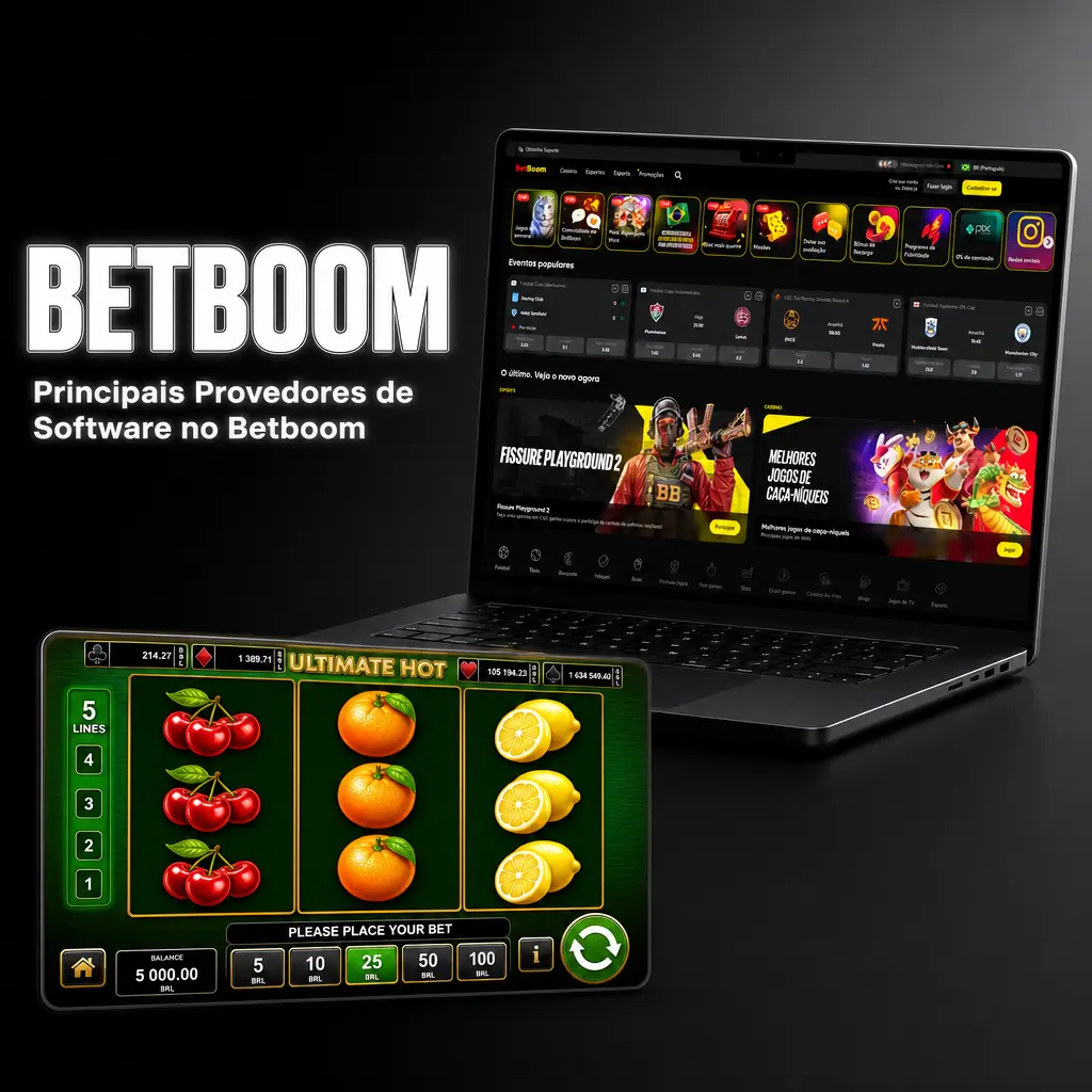 Principais provedores de software no Betboom incluindo Pragmatic Play, NetEnt e Play'n GO